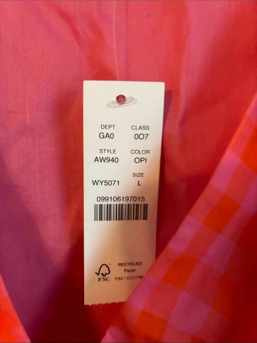 NWT J. Crew Ruffle wrap top in gingham L